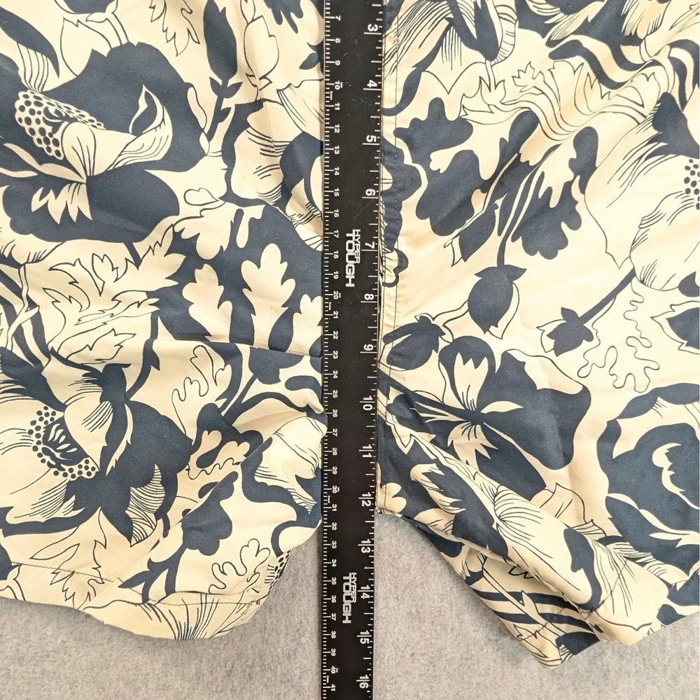 Polo Sport Ralph Lauren‎ Mens XL 20x5 Floral Swim Trunks Blue Cream Board Shorts